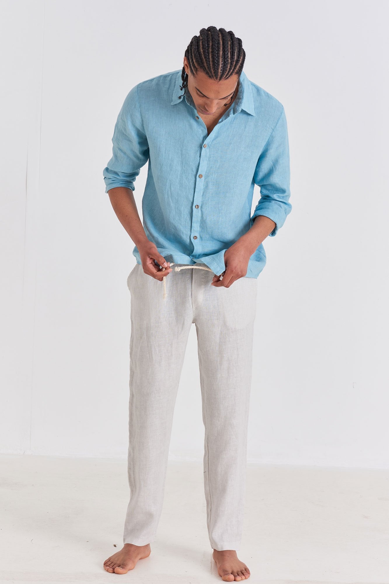 Laguna Linen Shirt - Polonio