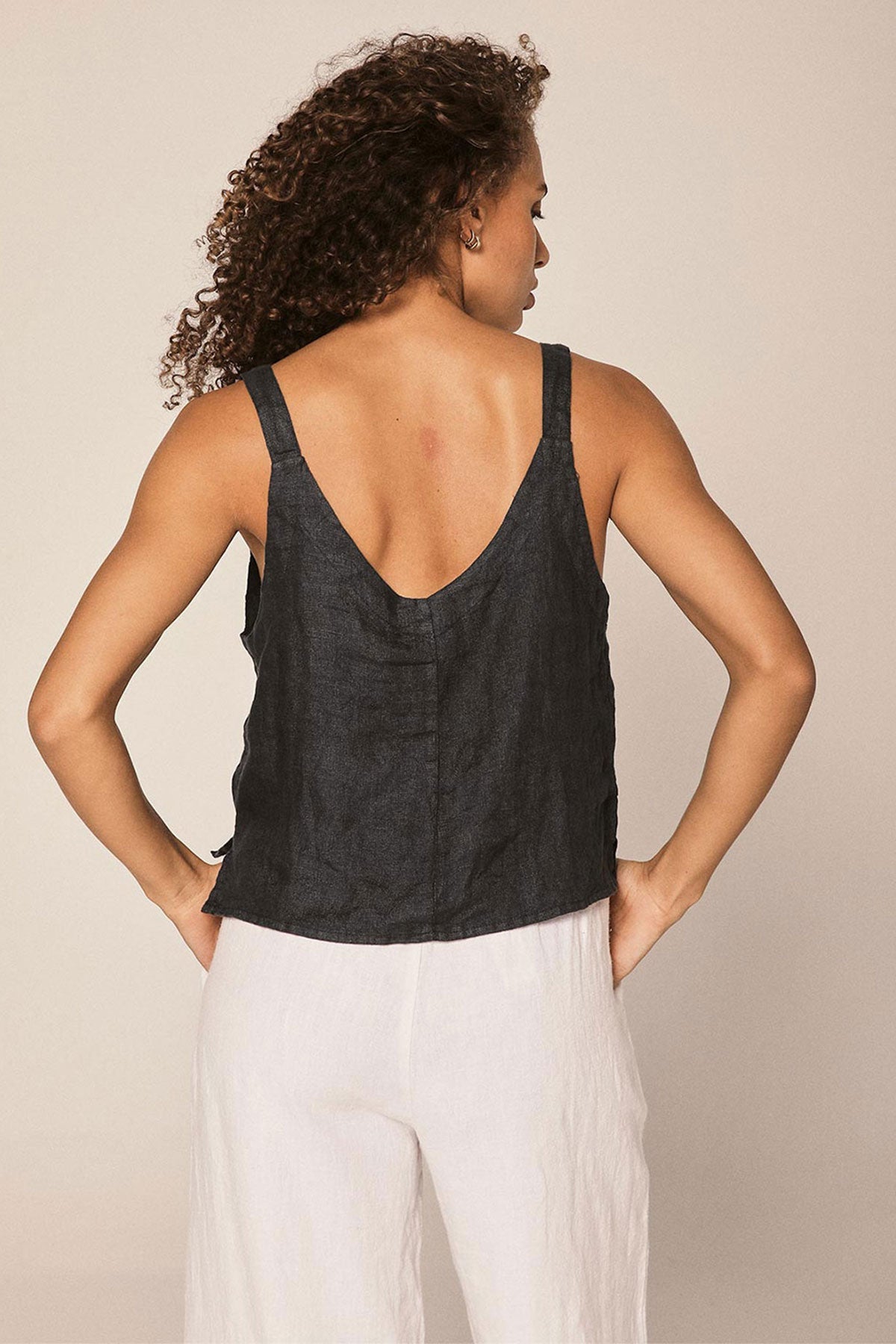 Linen Mica Top - Polonio