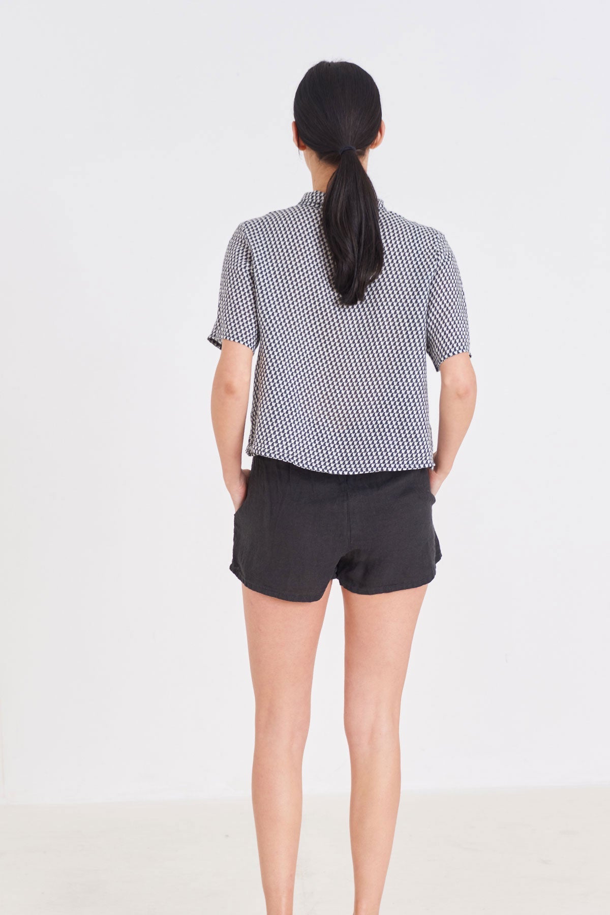 Linen Short Sleeve Shirt - Polonio