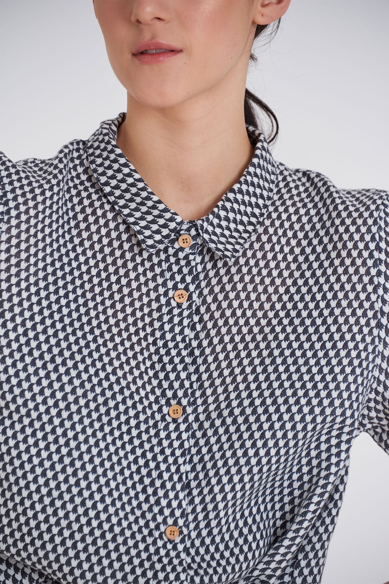 Linen Short Sleeve Shirt - Polonio