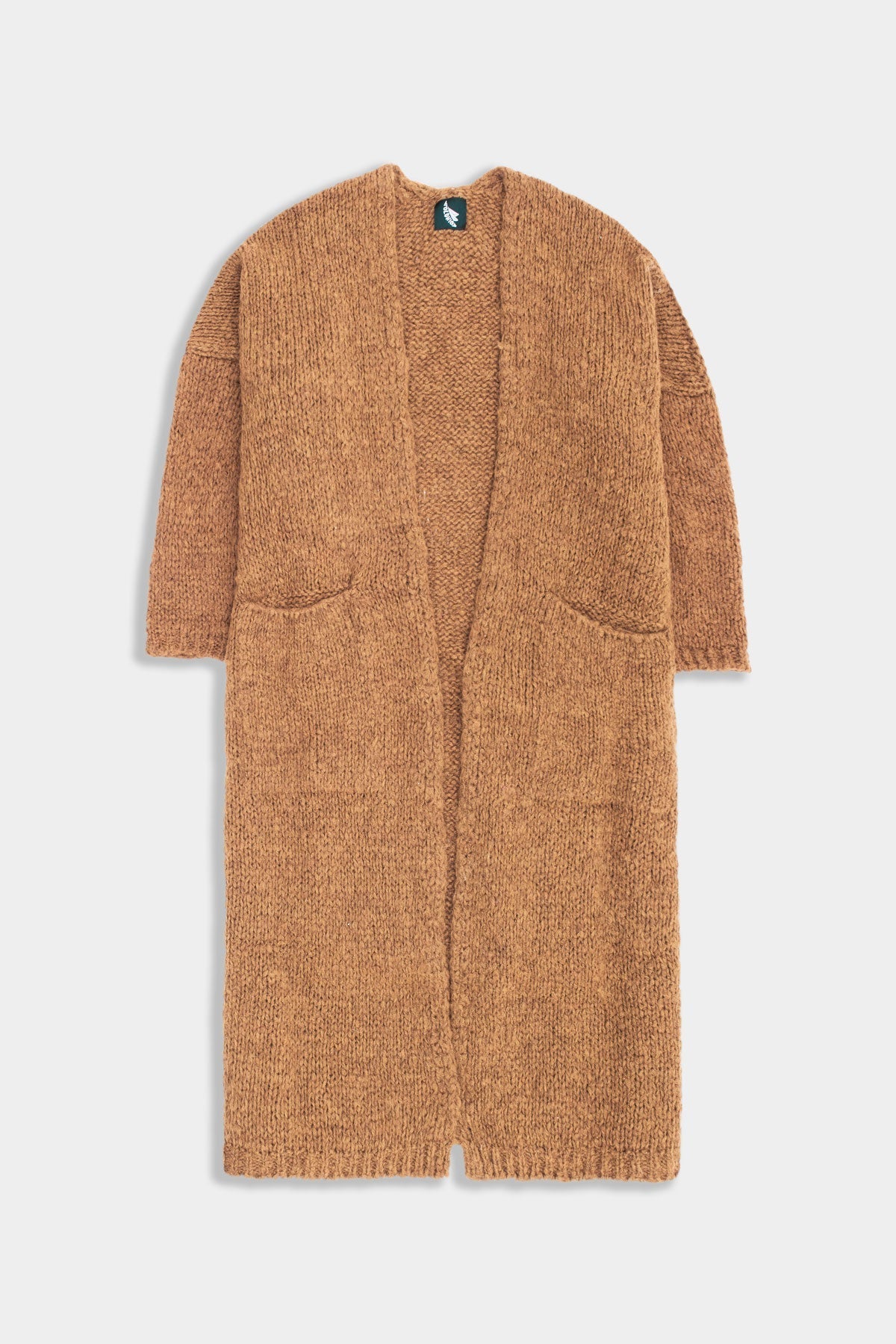 Long Cardigan Camel - Polonio