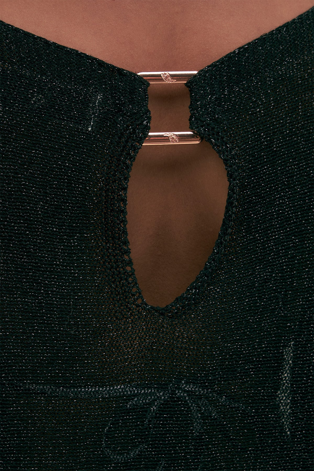 Jersey Lu Ring de Lurex Negro - Polonio