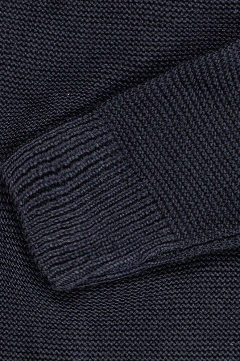 Merino Wool Sweater Navy - Polonio