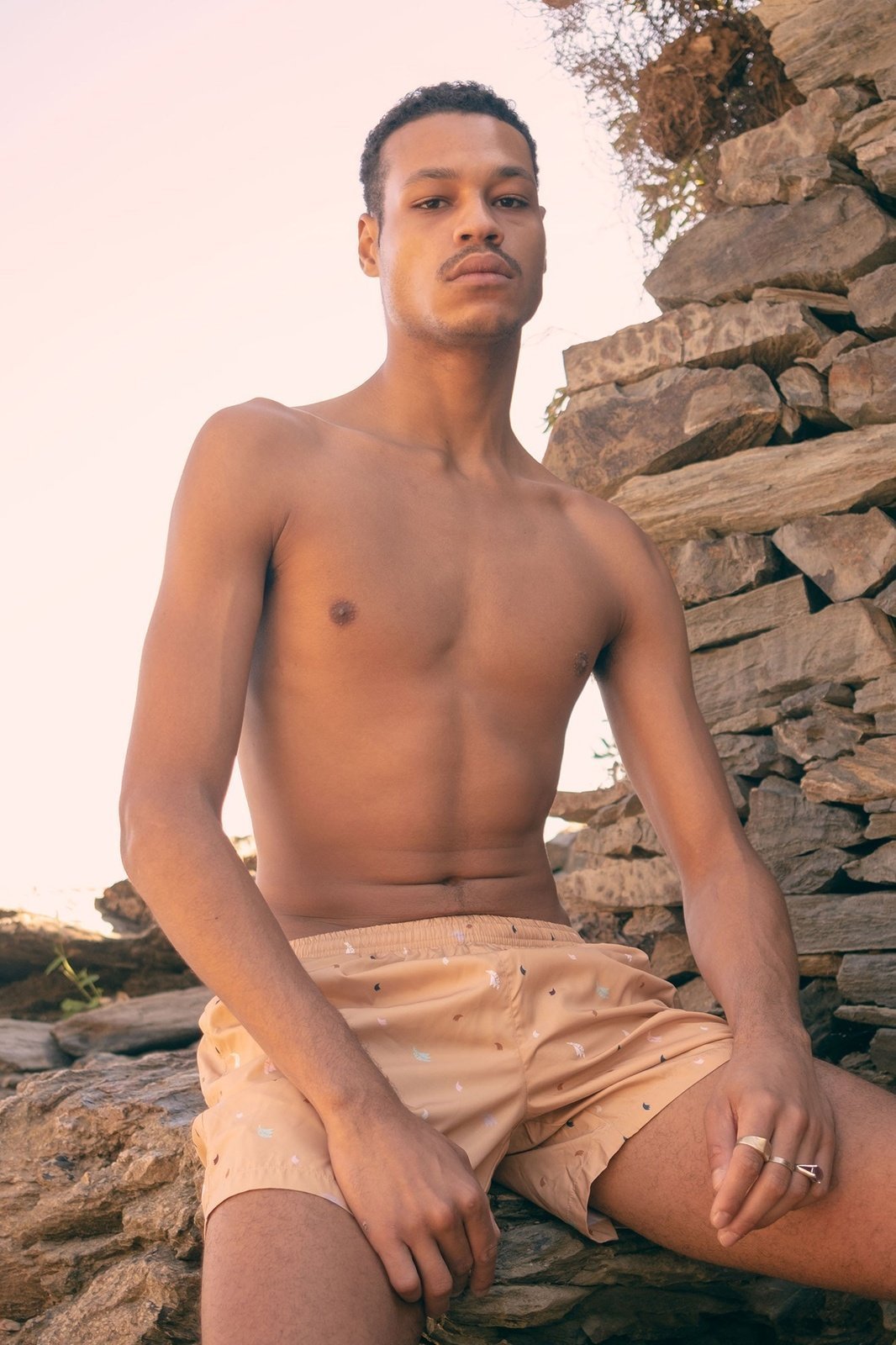 Bañador Runner Mini Plátanos Oro - Polonio