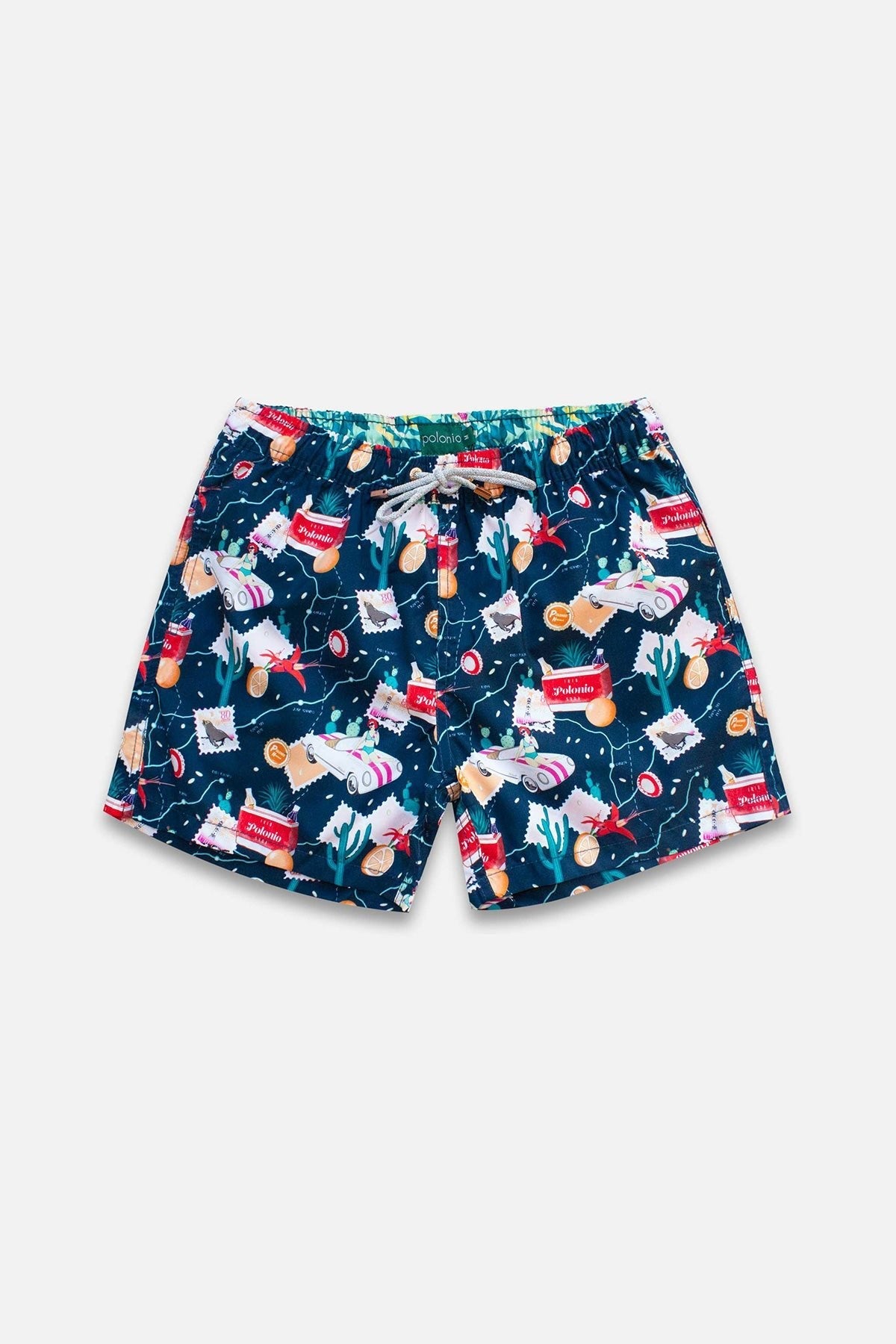 Navy Endless Summer Classic Swim Trunks - Polonio