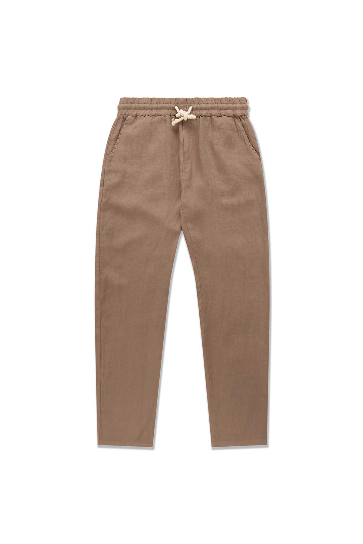 Pantalón 100% Lino Premium Taupe - Polonio