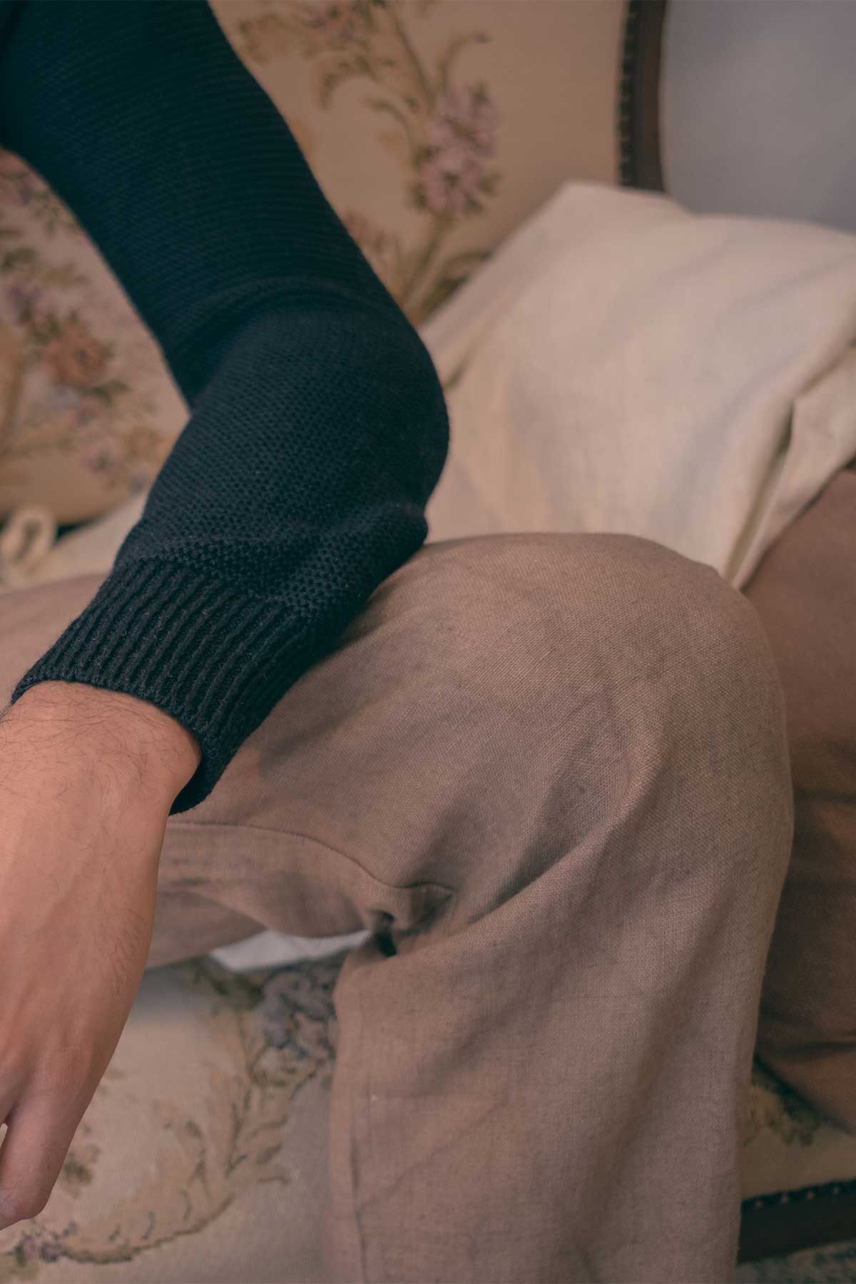 Pantalón 100% Lino Premium Taupe - Polonio