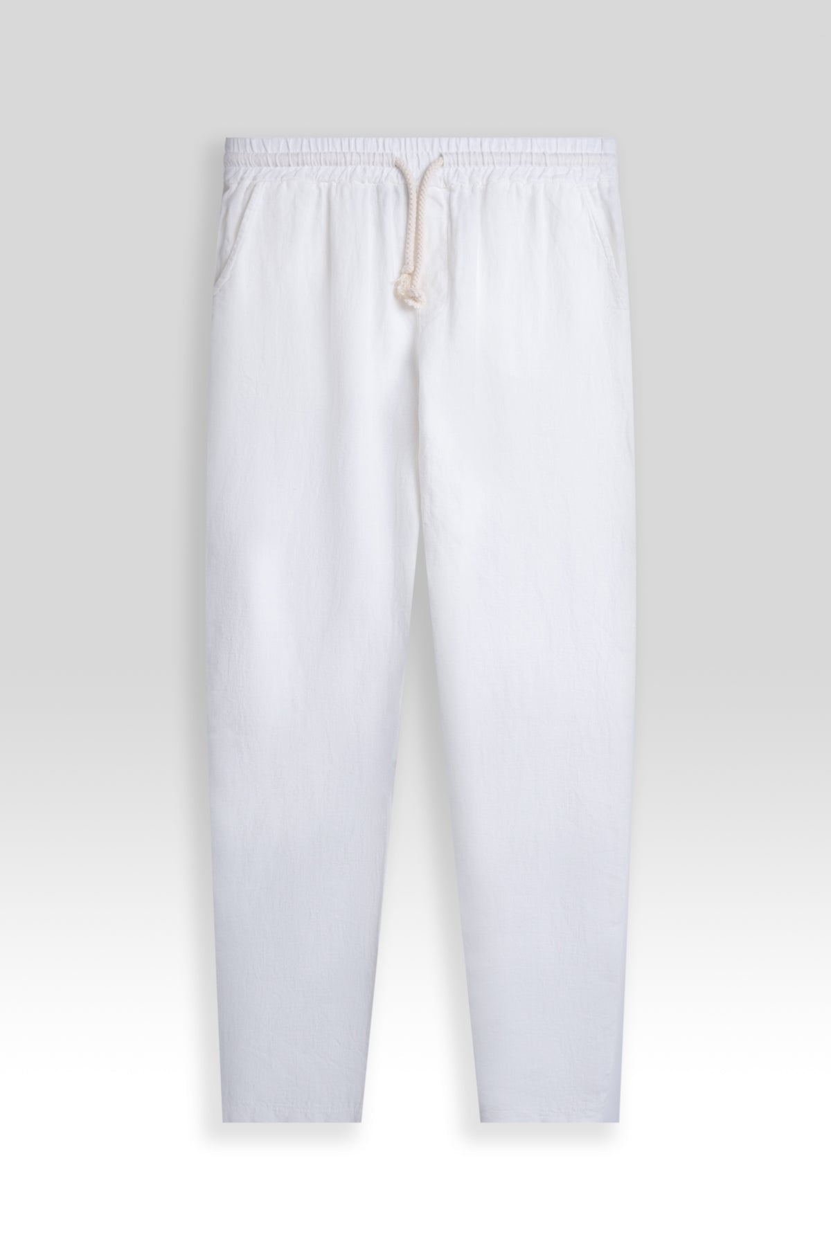 Pantalón 100% Lino Premium Blanco - Polonio