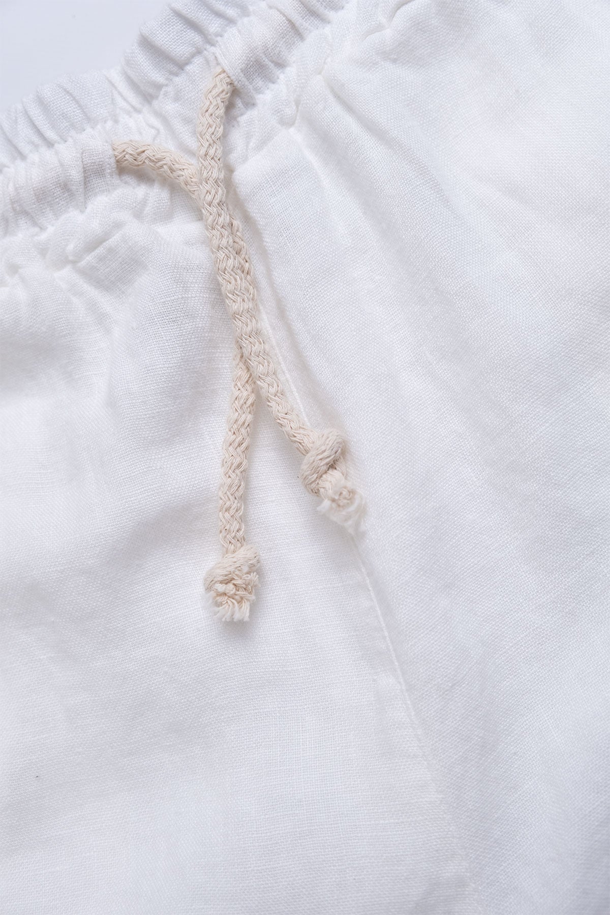 Pantalón 100% Lino Premium Blanco - Polonio