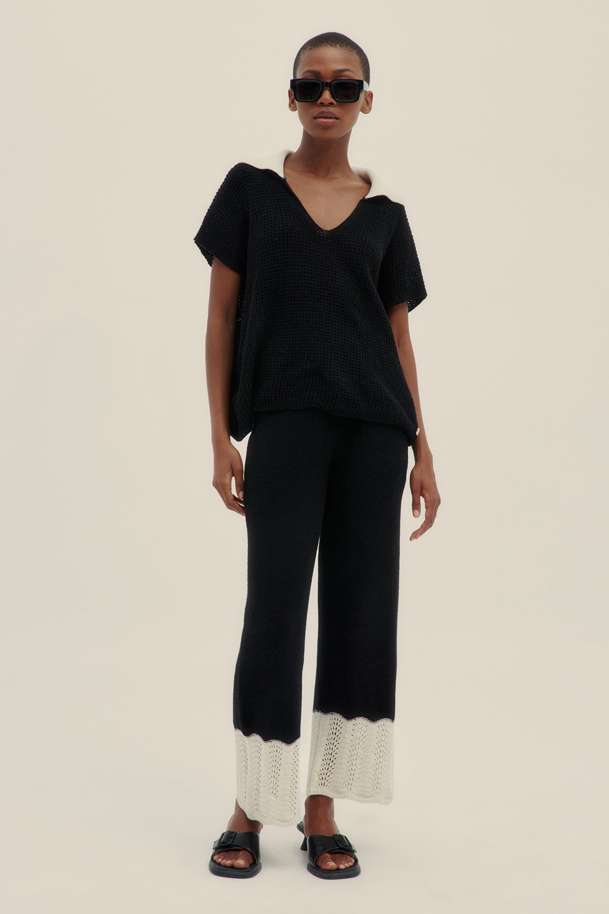 Pantalón Lu Negro - Polonio