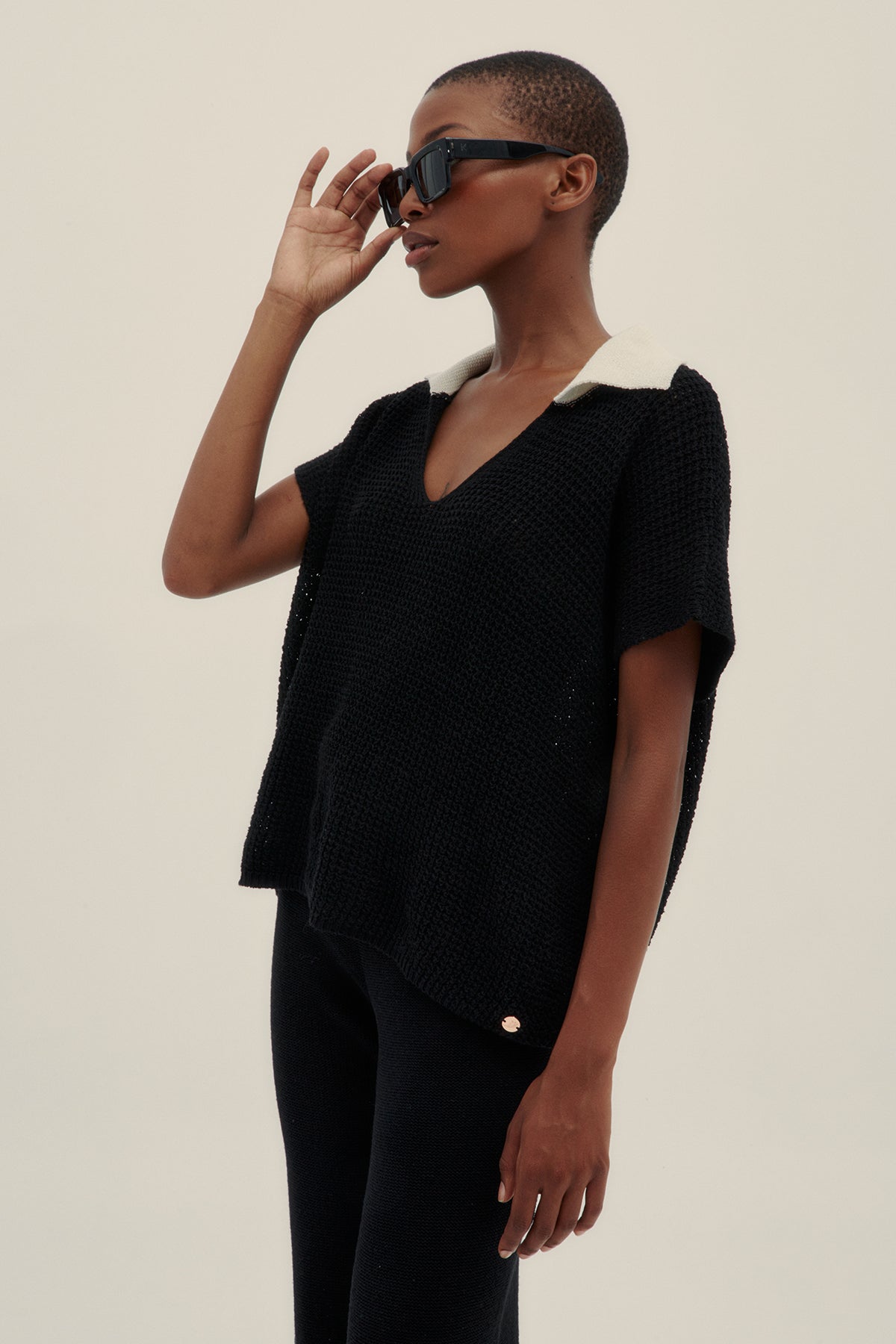 Pantalón Lu Negro - Polonio