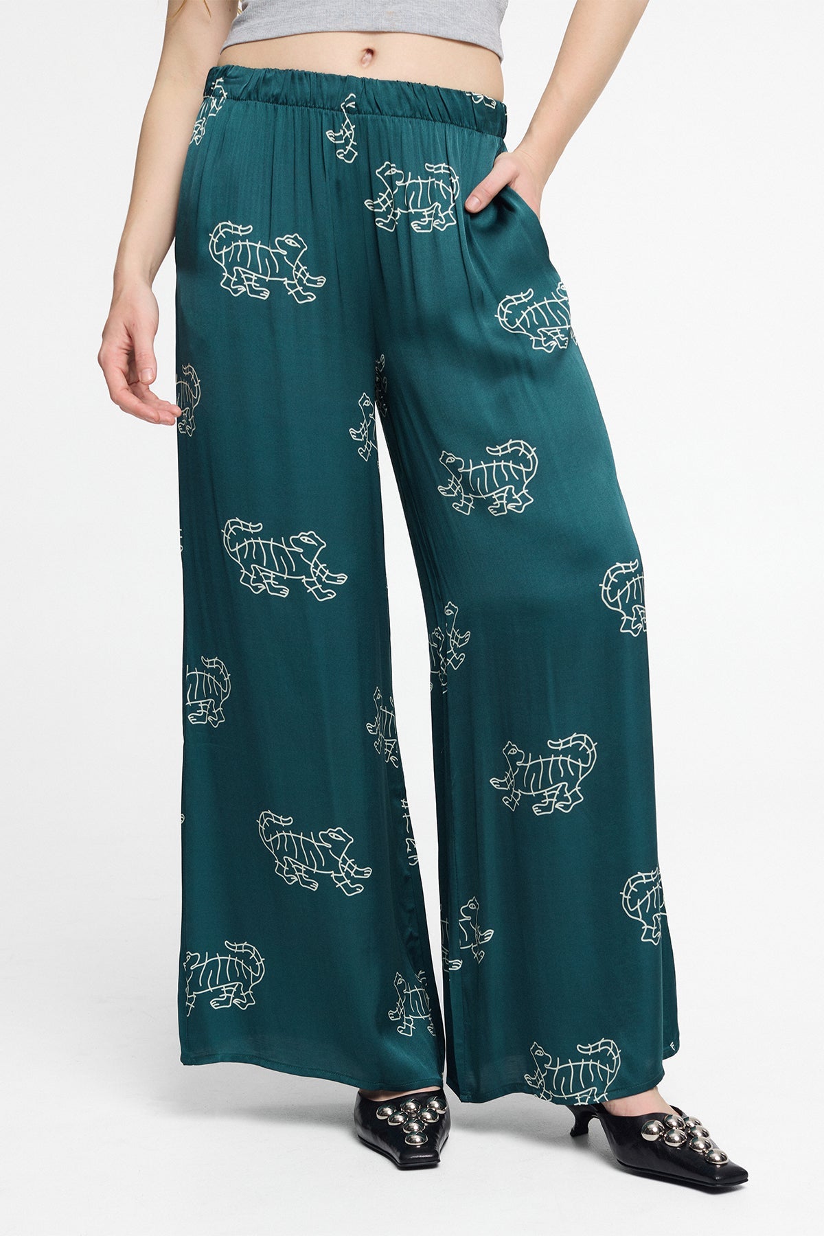 Pantalón Marti Tigress Petrol - Polonio