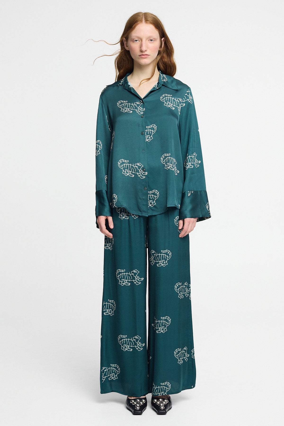 Pantalón Marti Tigress Petrol - Polonio