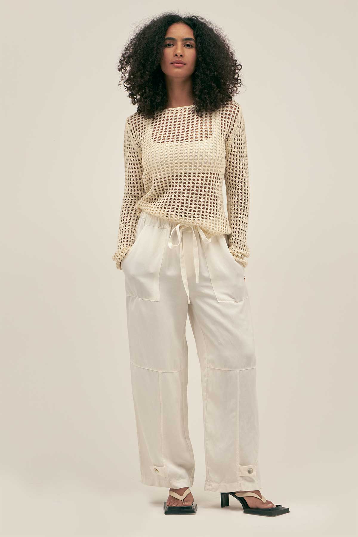 Pantalón Workwear Crema - Polonio