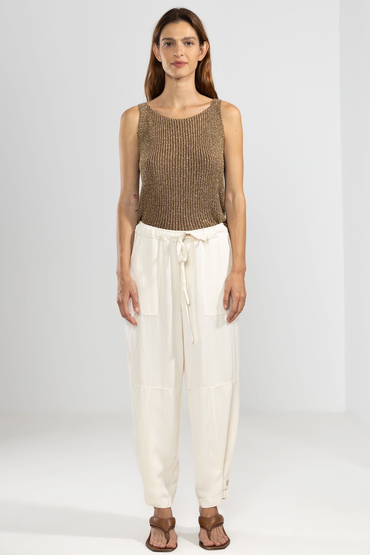 Workwear Pants in Cream