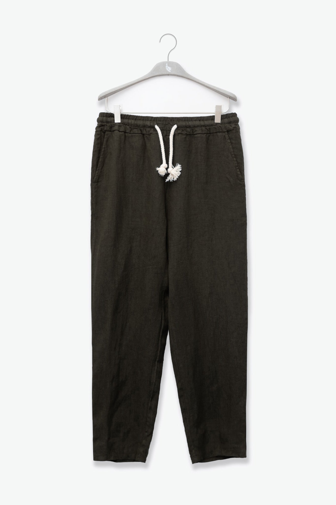 Premium Linen Pants in Black