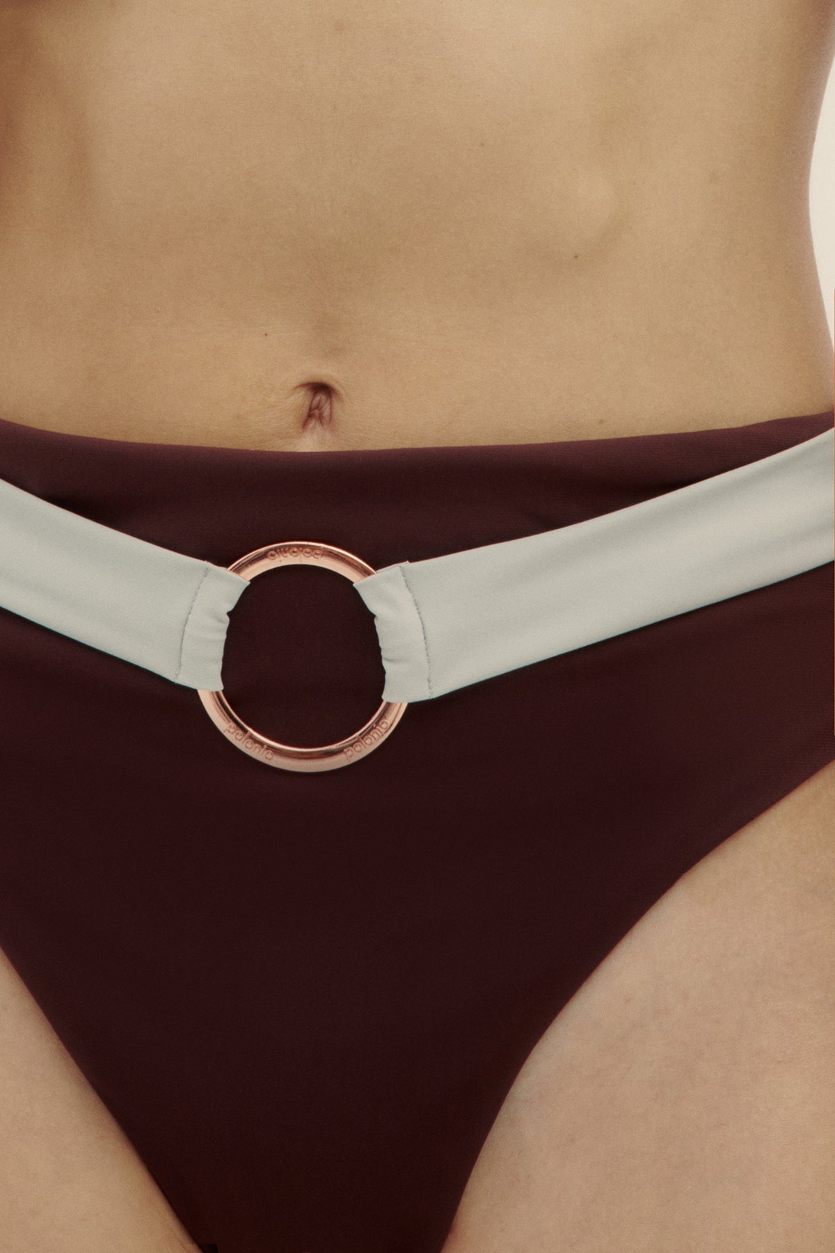 Ring Bikini Bottom Merlot - Polonio