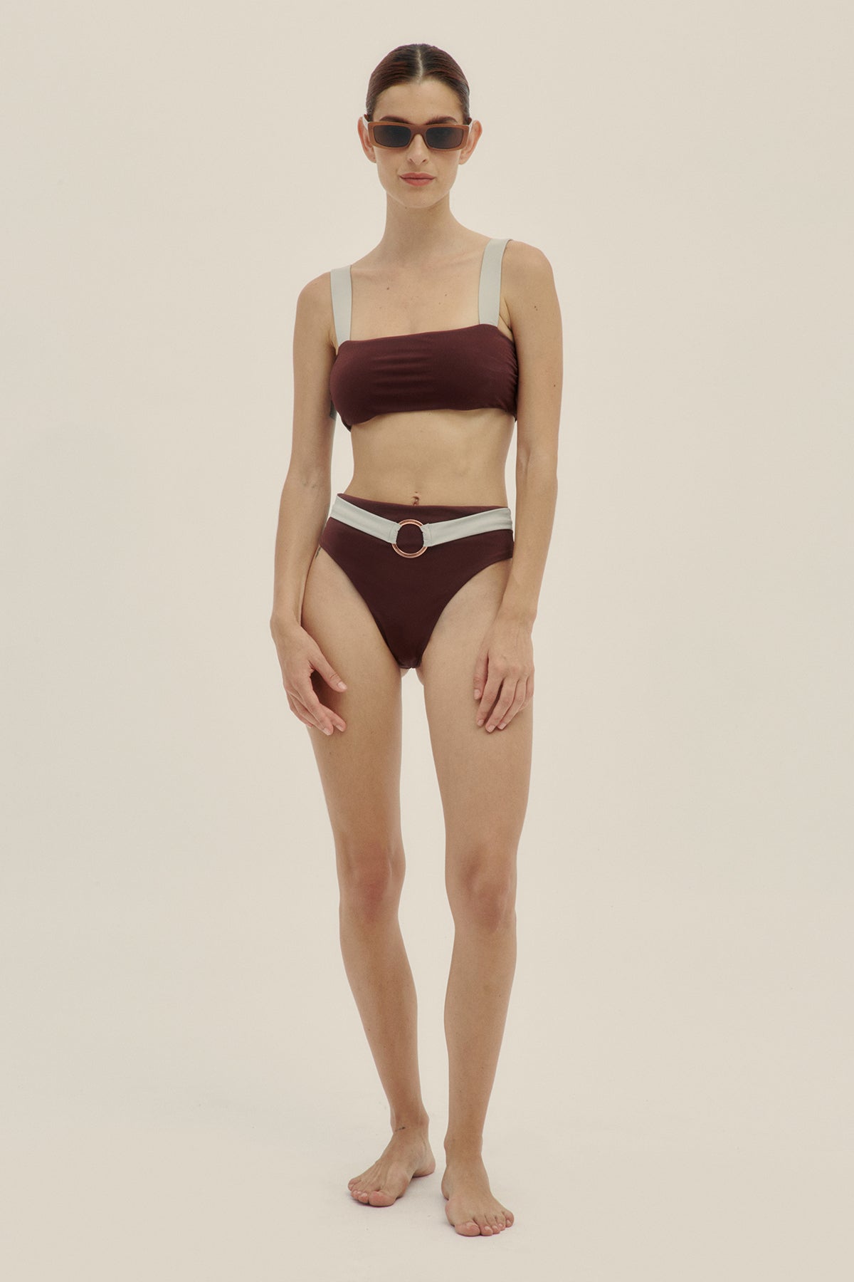 Ring Bikini Bottom Merlot - Polonio