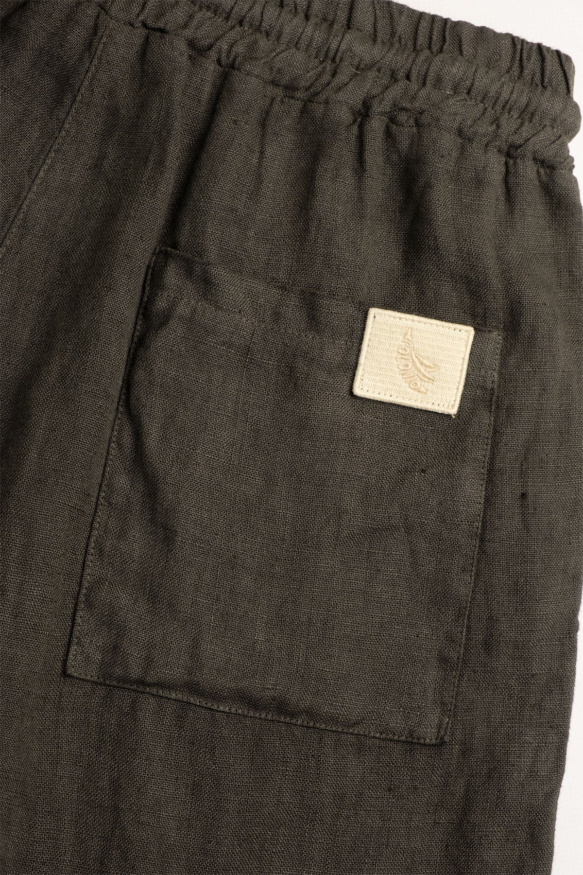 Short 100% Lino Premium Negro - Polonio