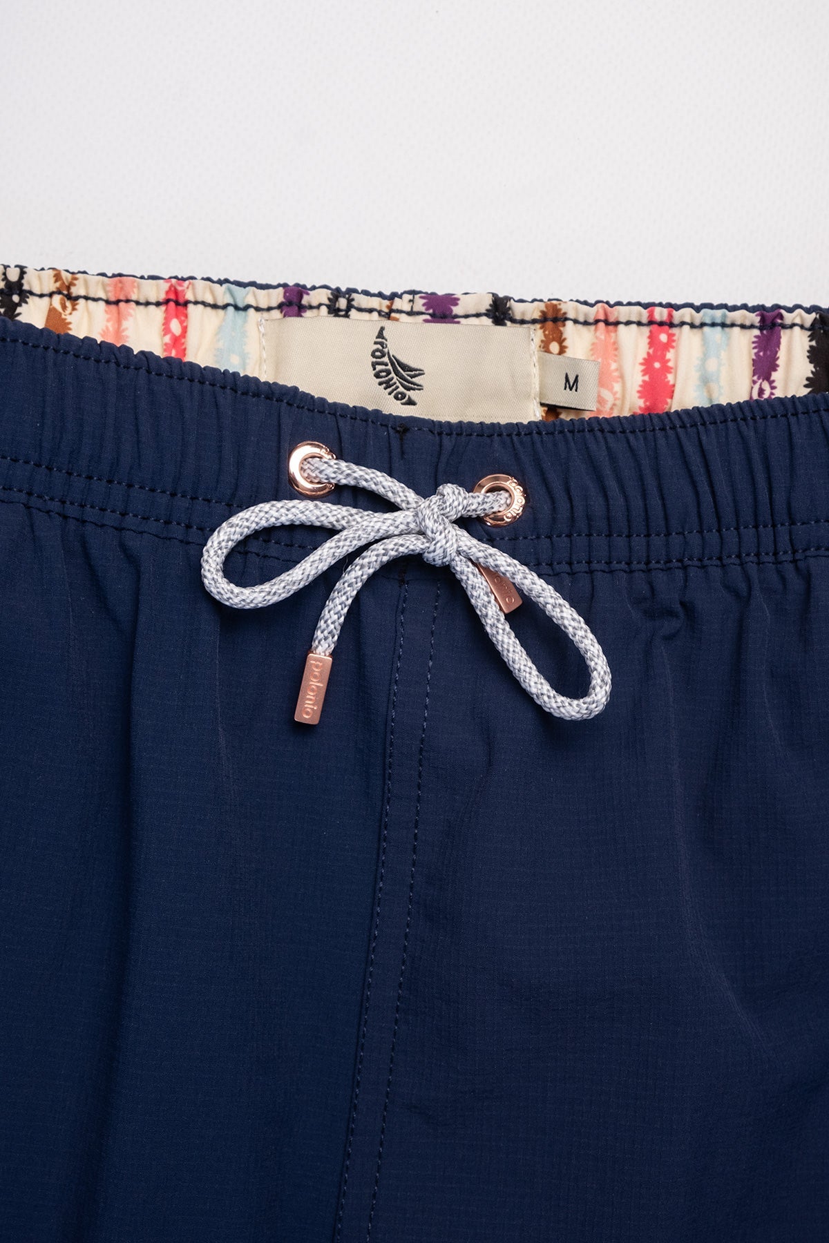 Short de Baño Classic Bordado Blue - Polonio