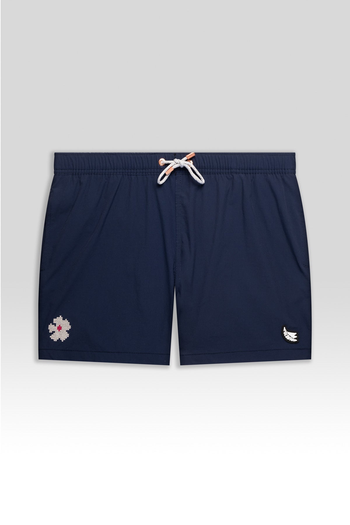 Short de Baño Classic Bordado Blue - Polonio