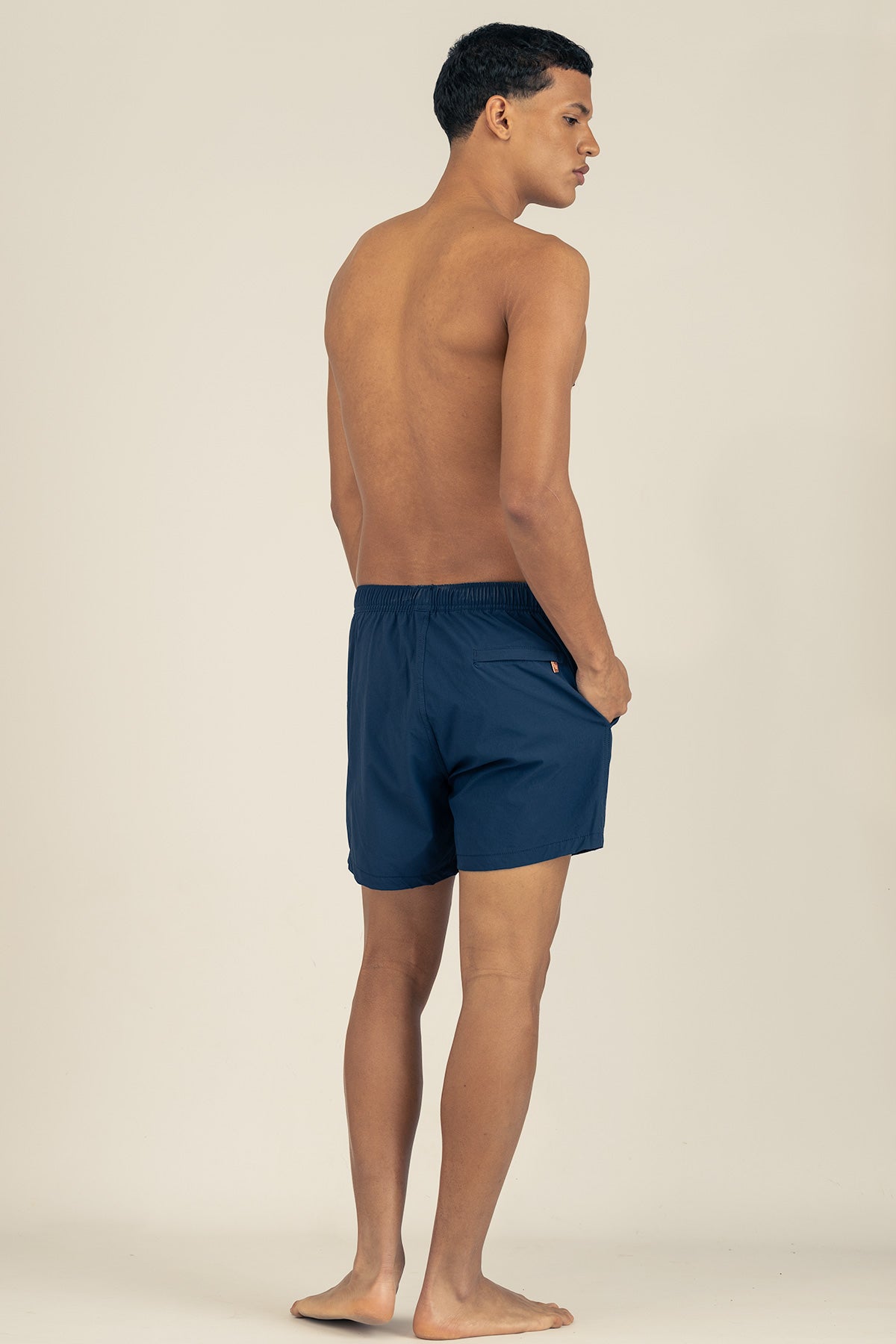 Short de Baño Classic Bordado Blue - Polonio