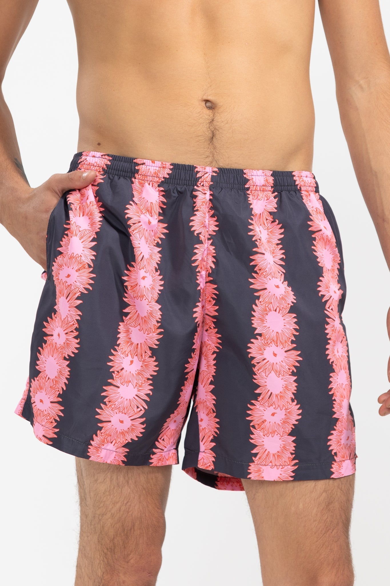 Short de Baño Lover's Bloom Runner Rosa - Polonio Uruguay