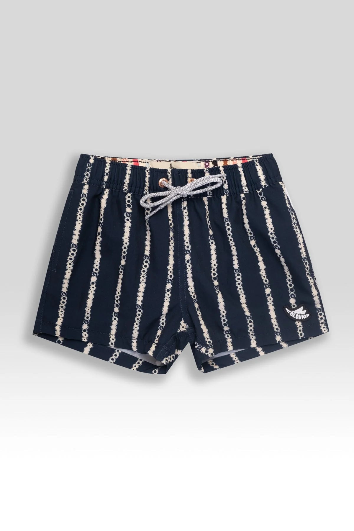 Boys' Floral Stripe Swimsuit