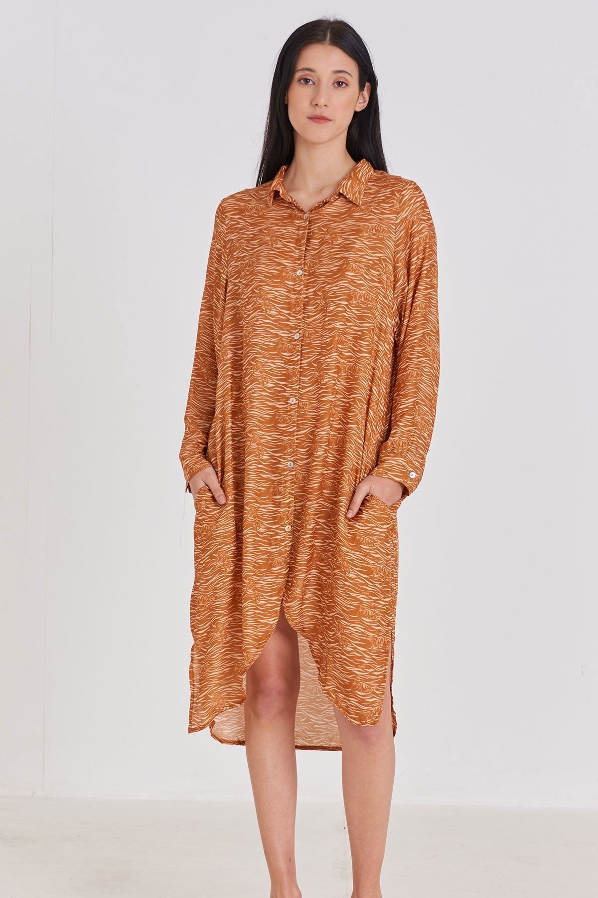 Silk Long Shirt - Polonio