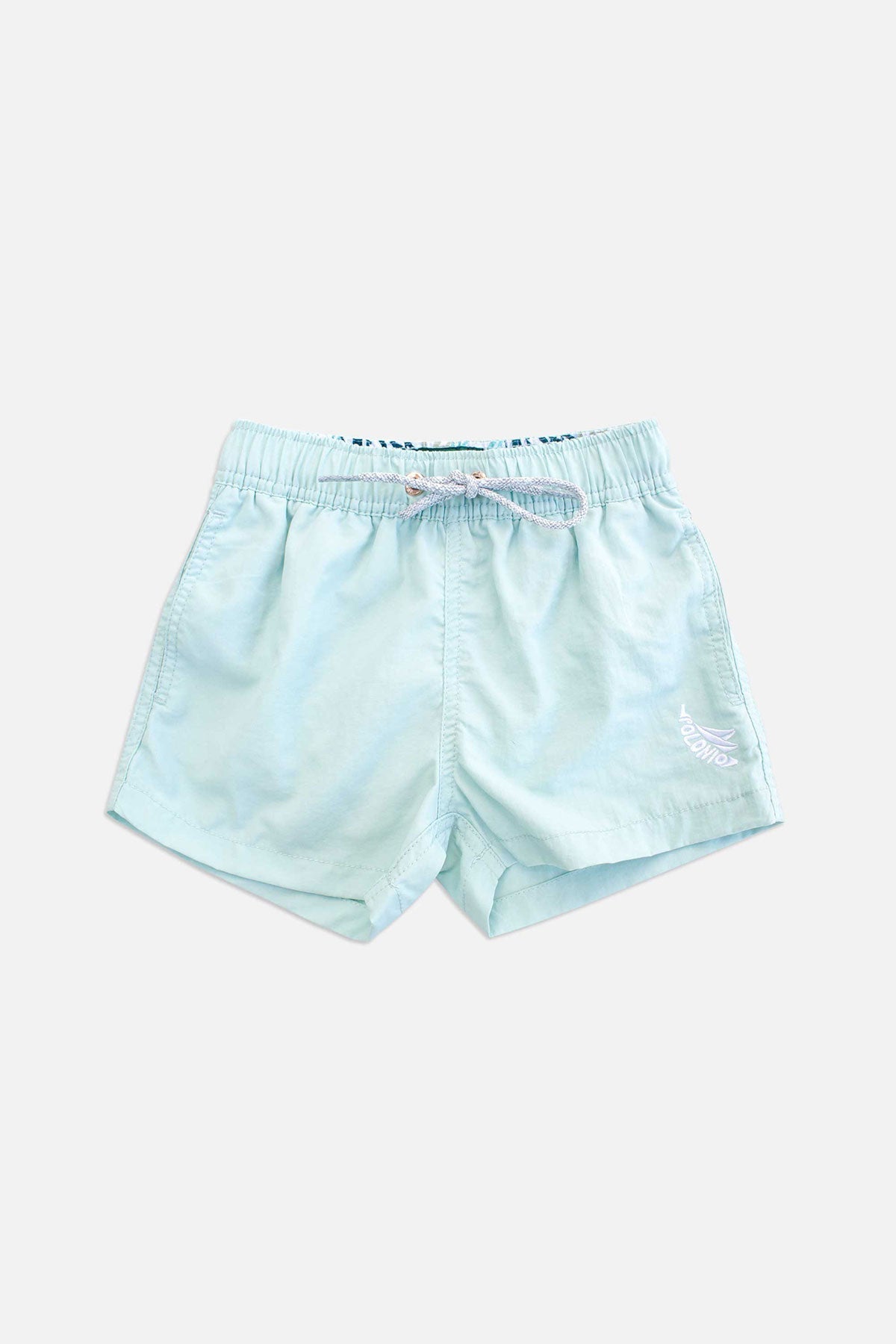 Sky Blue Boys Swim Trunks - Polonio