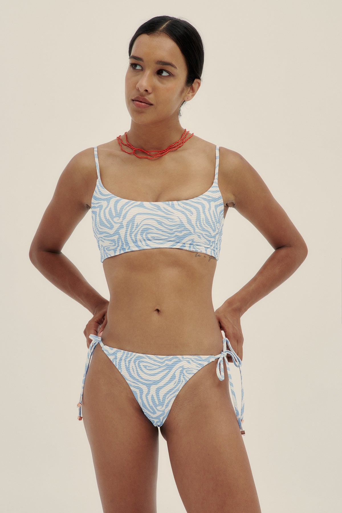 Sol Bikini Top Zebra - Polonio