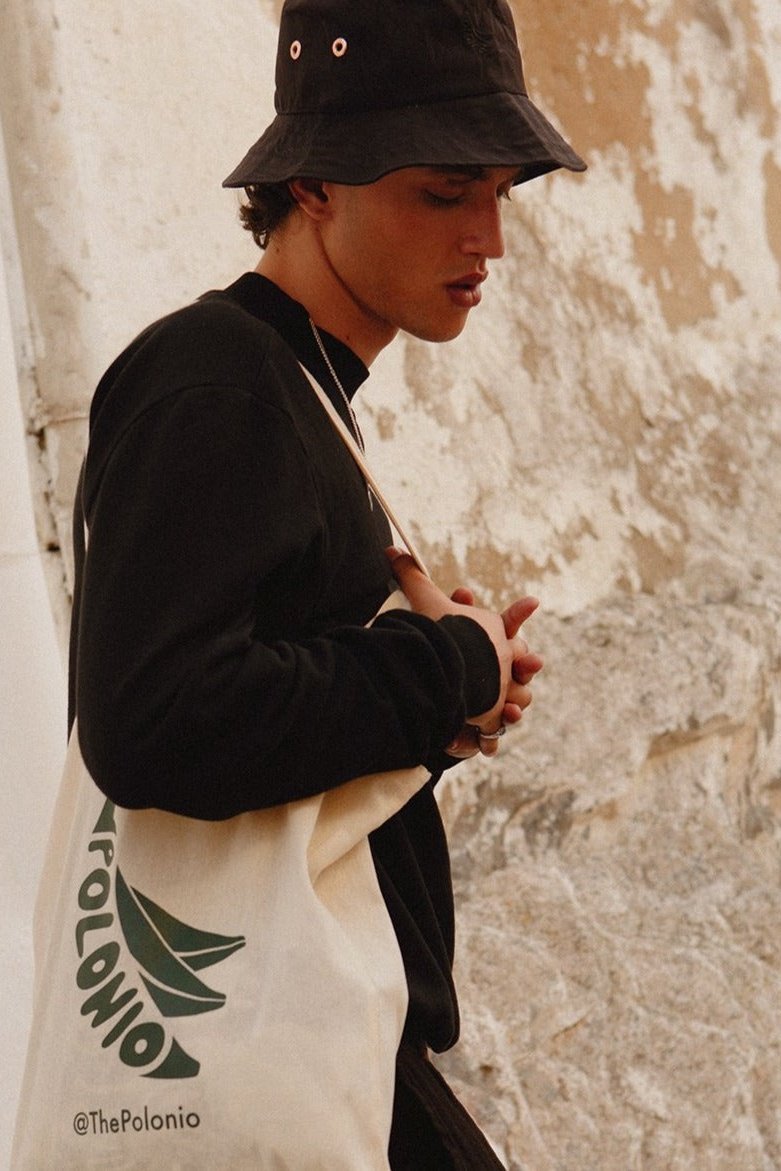 Sudadera Algodón Negro - Polonio