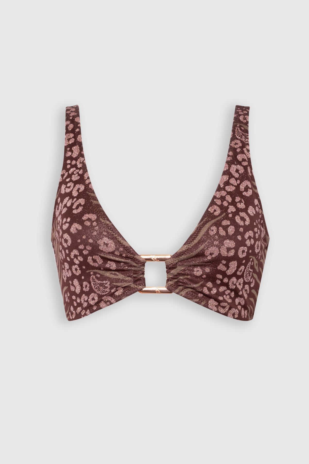 Haut de bikini Tali Feline Chocolat