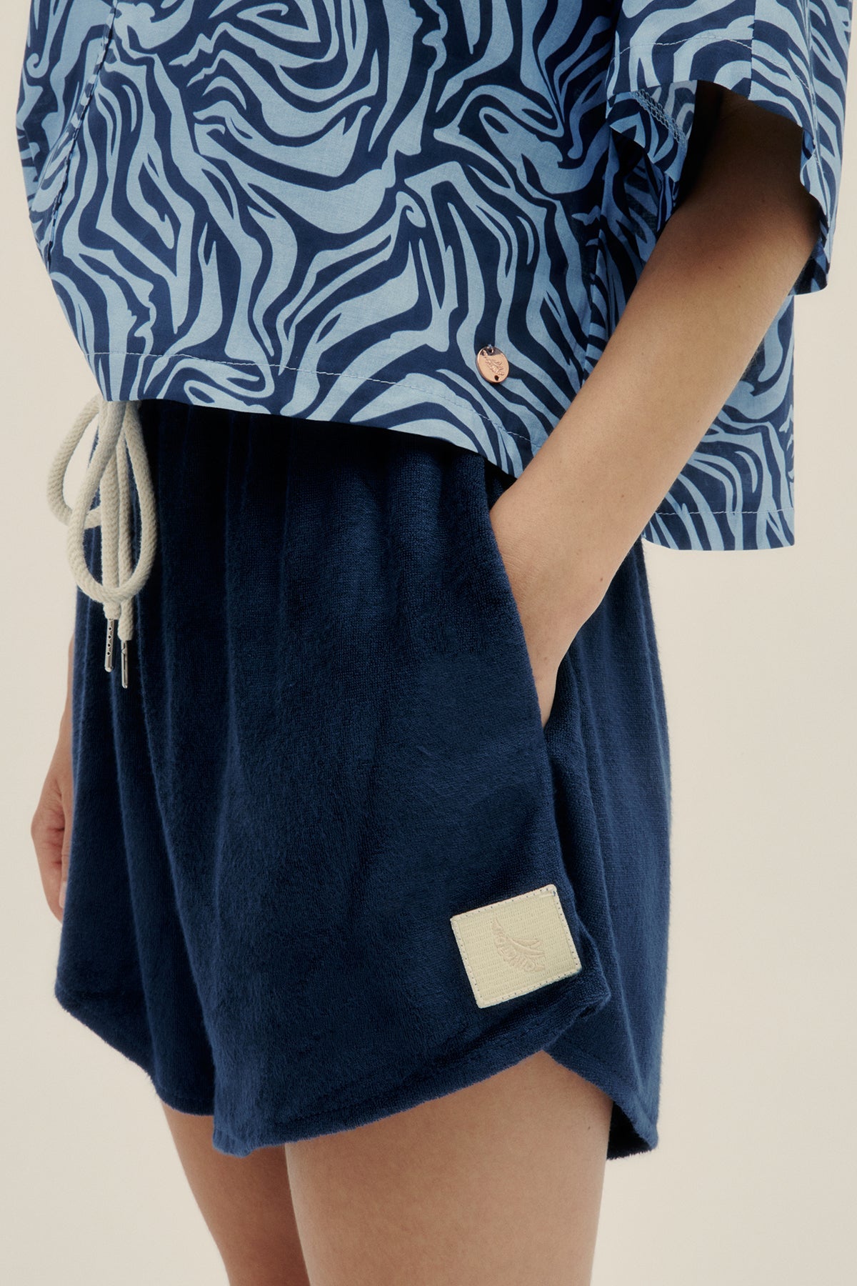 Top Polo Zebra Azul - Polonio