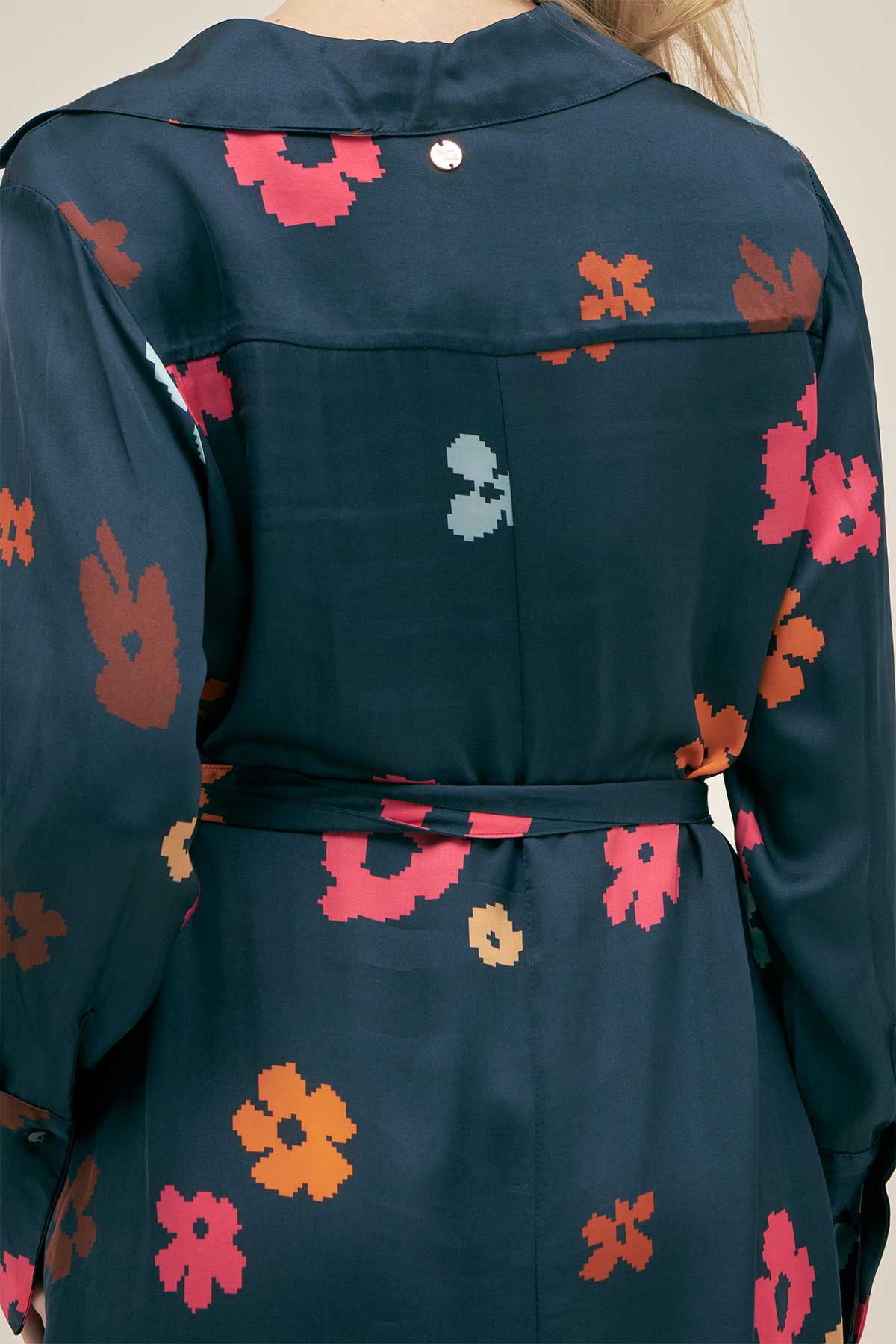 Camisa Larga Vale Poppy Night - Polonio