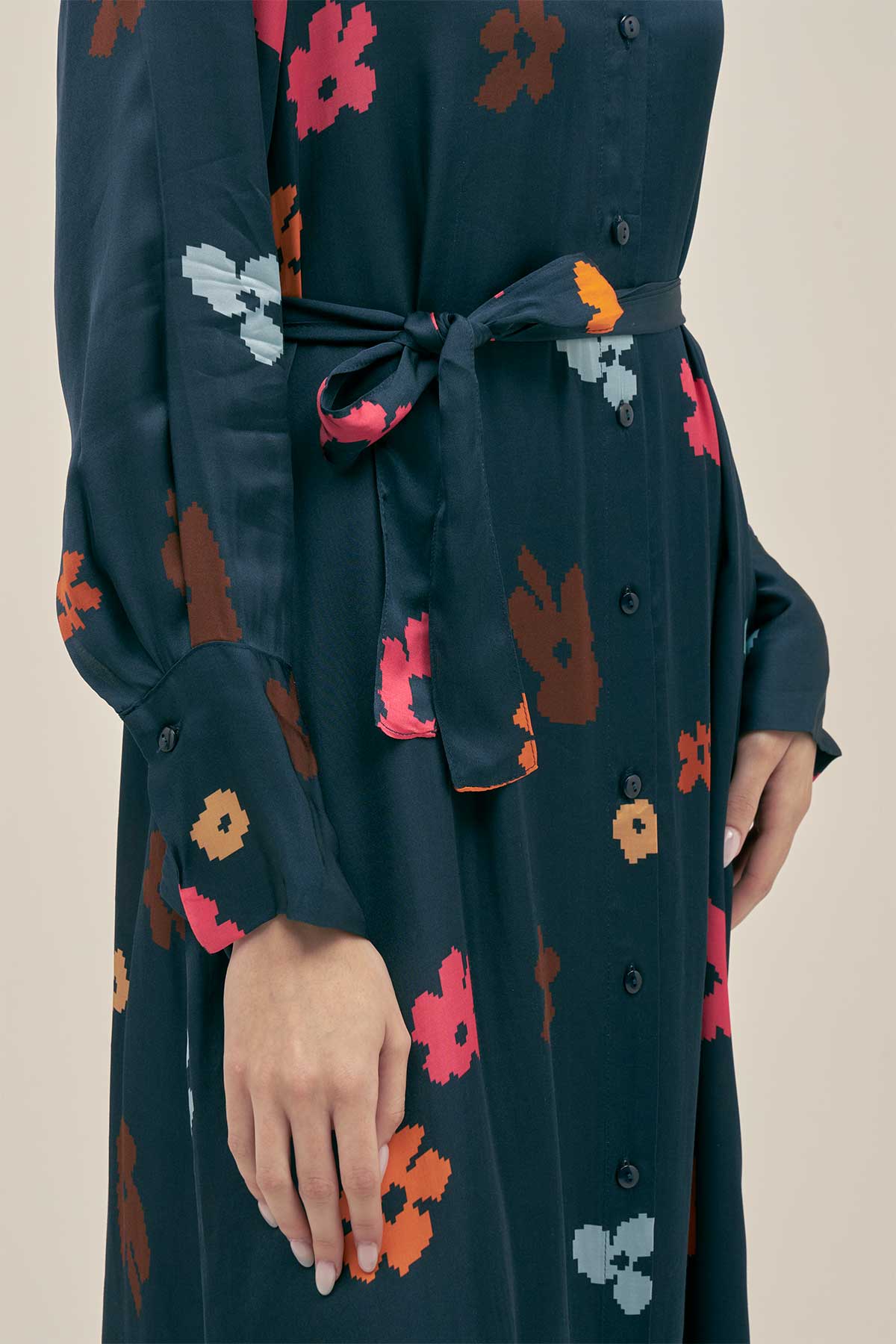 Camisa Larga Vale Poppy Night - Polonio