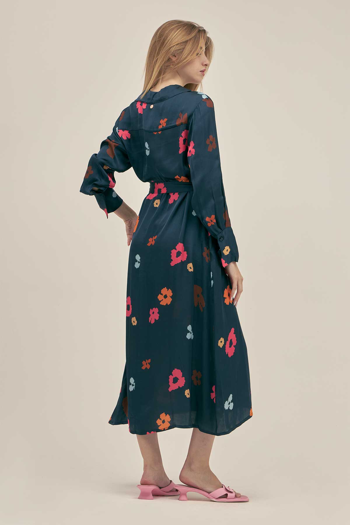 Camisa Larga Vale Poppy Night - Polonio