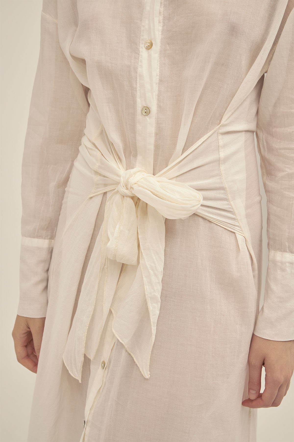 Vestido Ana Crema - Polonio