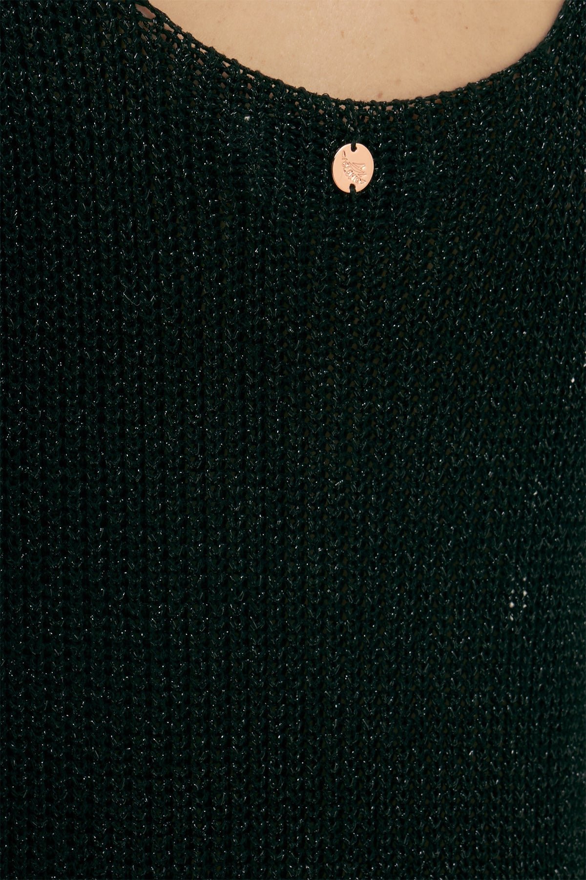 Vestido Eli Lurex Negro - Polonio