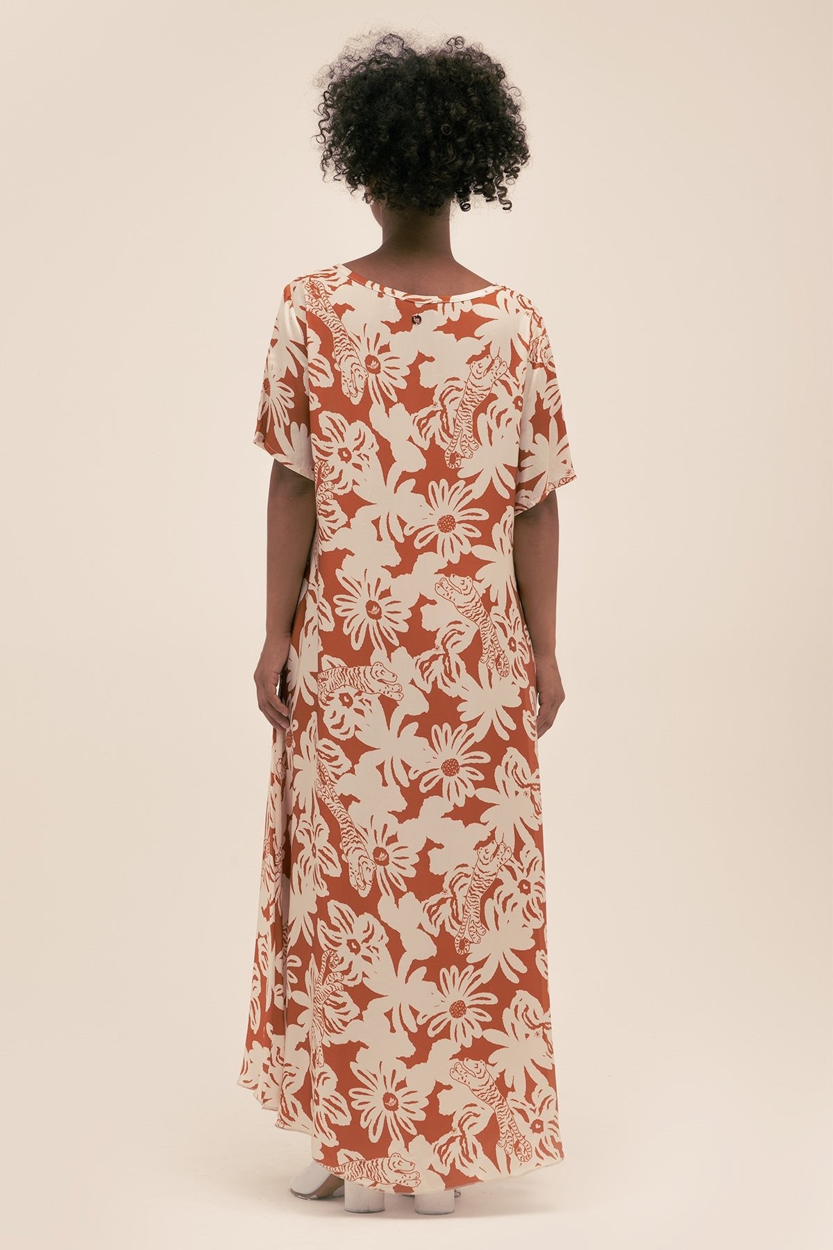 Vestido Fefe Jungle Clay - Polonio