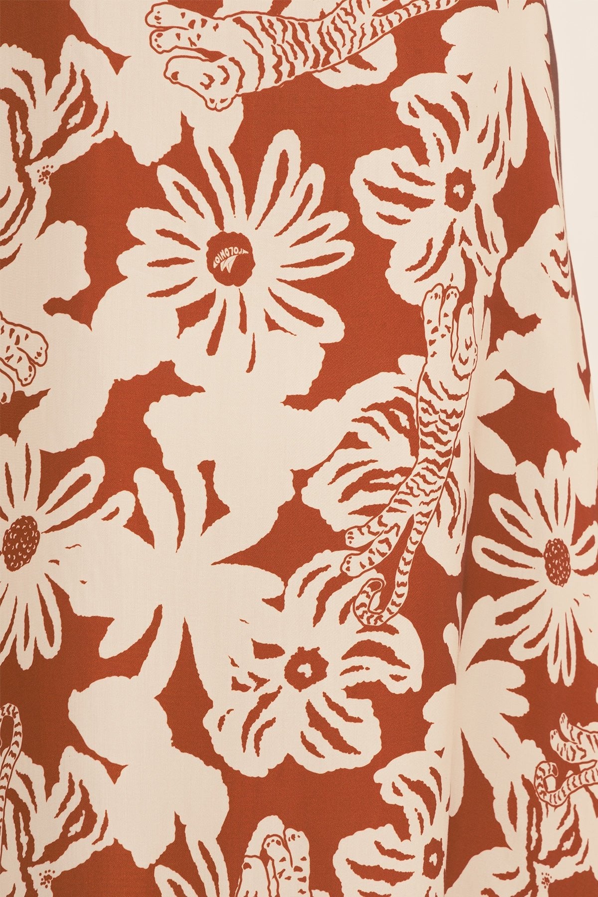 Vestido Fefe Jungle Clay - Polonio