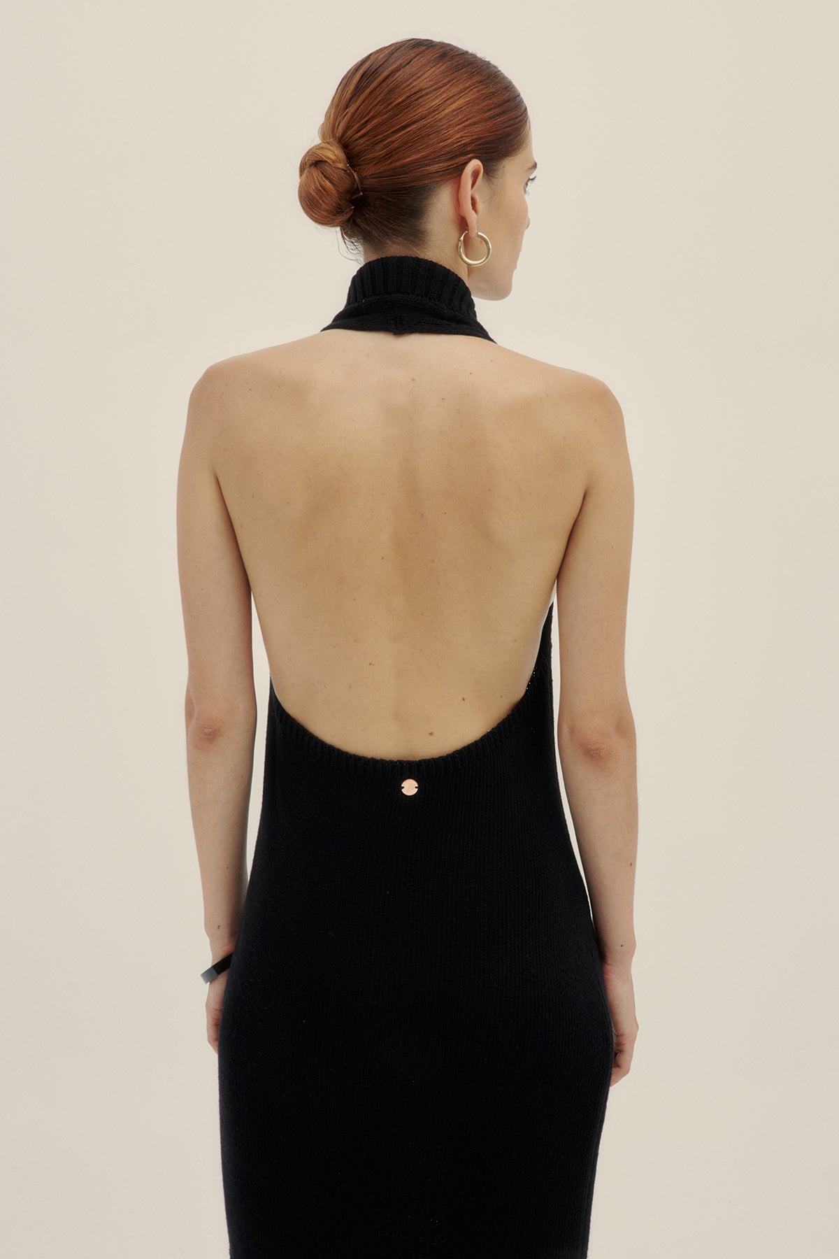 Vestido Halter Negro - Polonio