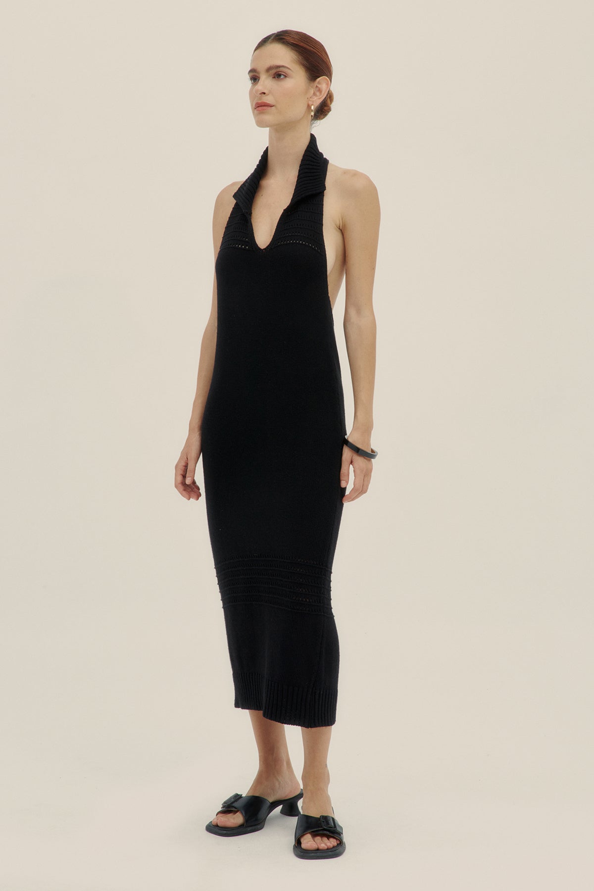Vestido Halter Negro - Polonio