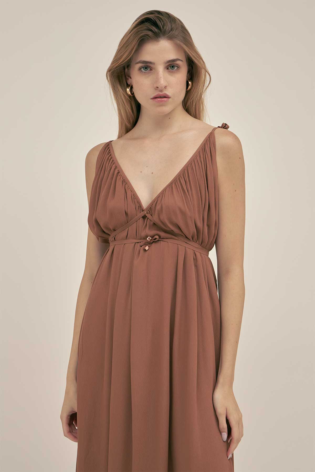 Vestido Lara Bronce - Polonio