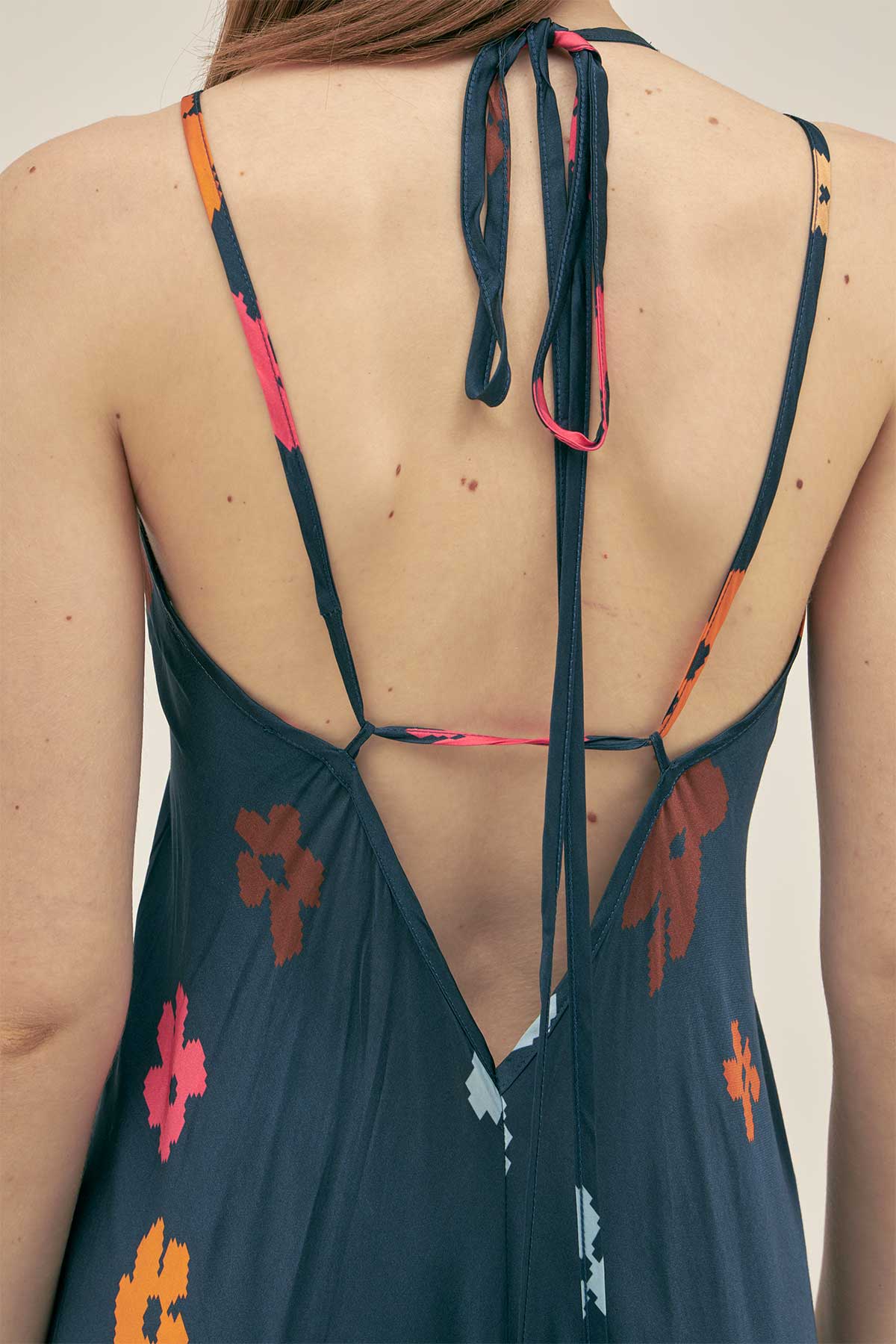 Vestido Vicky Poppy Night - Polonio