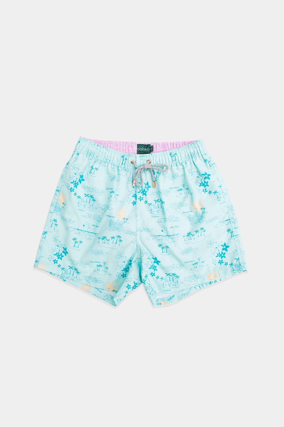 Aqua La Isla Swim Trunks - Polonio