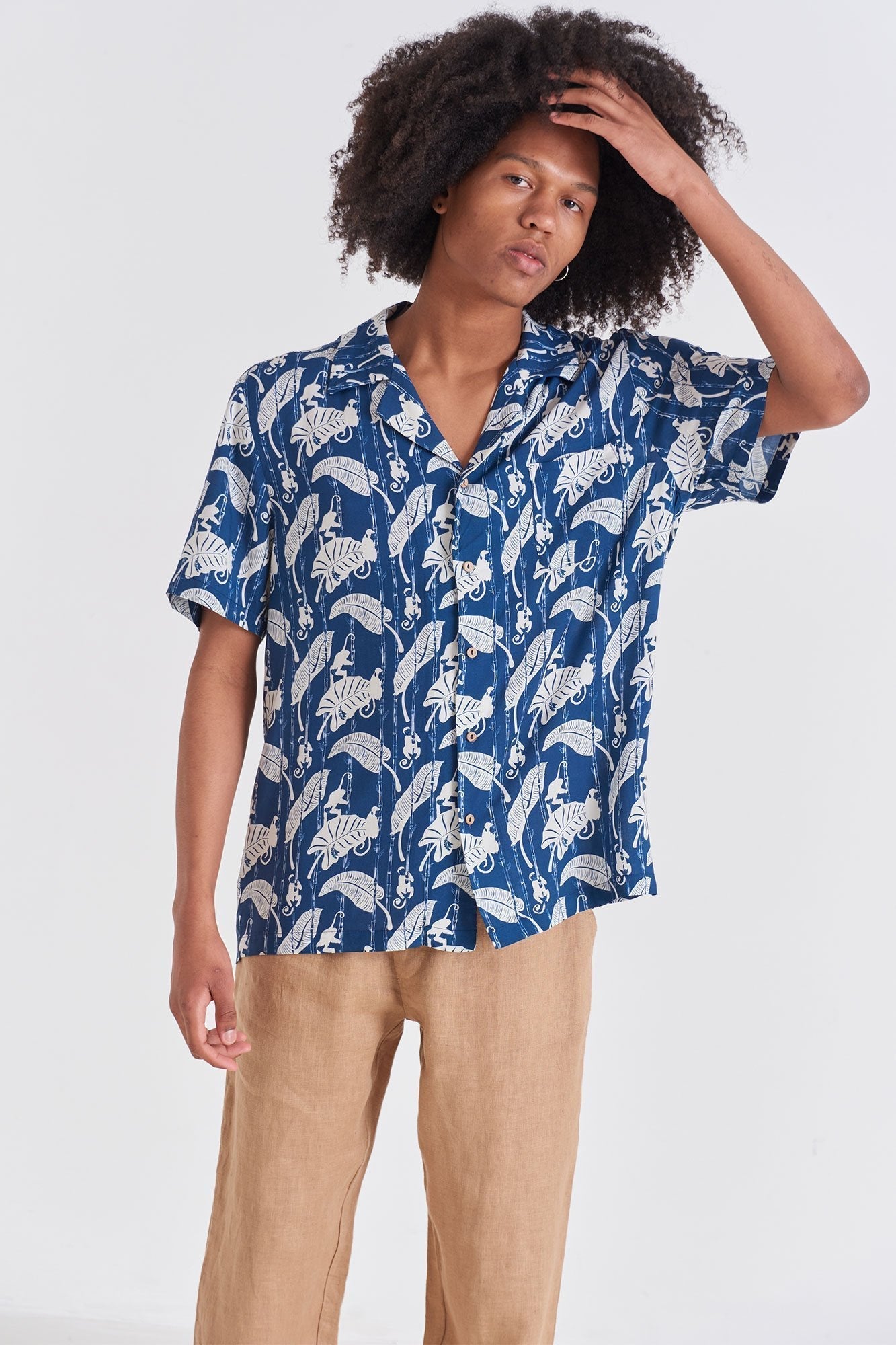 Bamboo Camp-Collar Shirt - Polonio