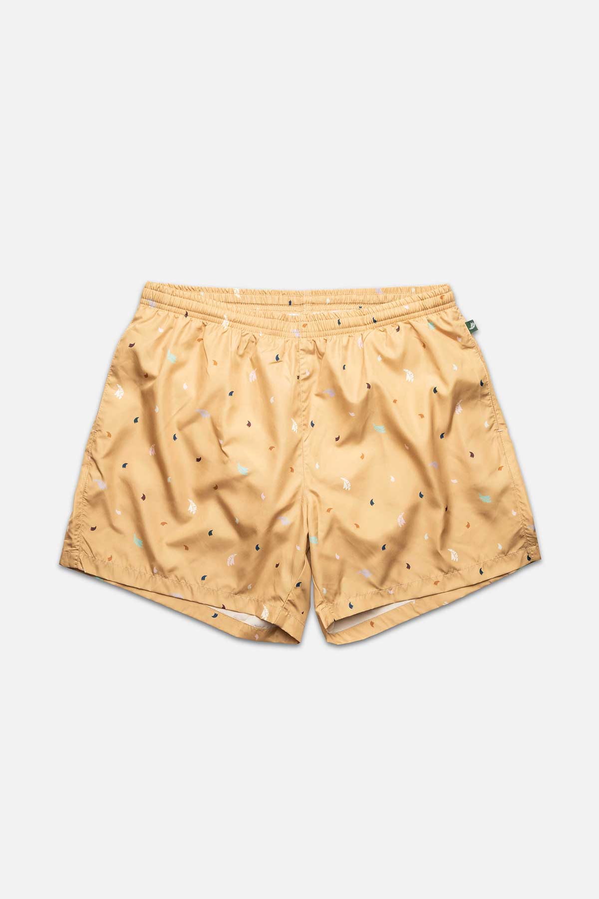 Gold Mini Platanos Swim Trunks - Polonio