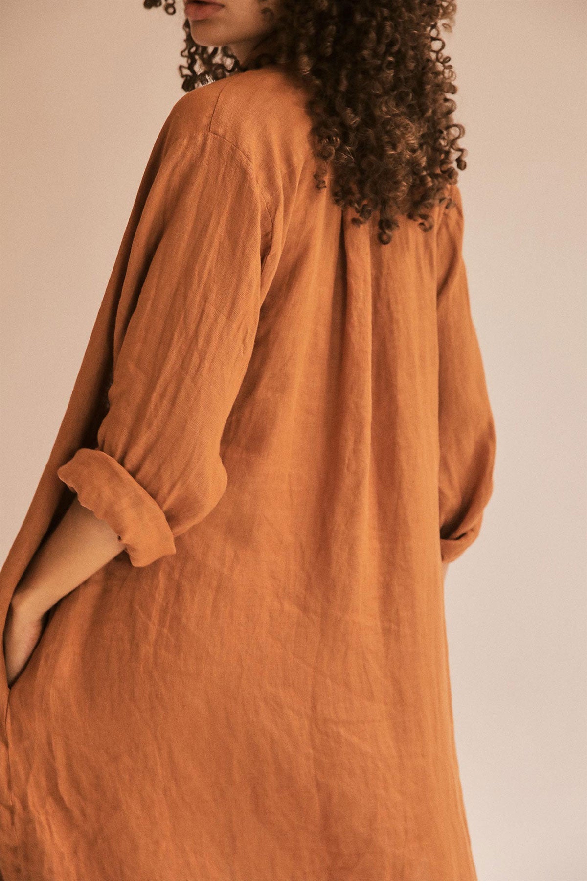 Linen Long Shirt - Polonio