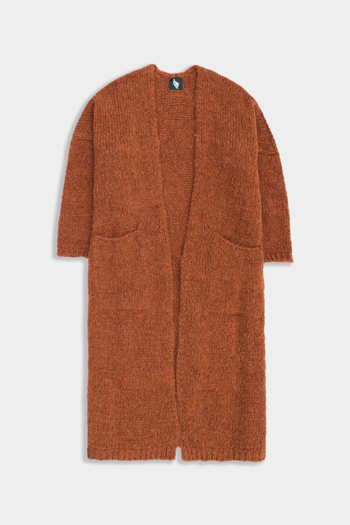 Long Cardigan Umber - Polonio